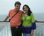 On the deck of Star Virgo Cruise