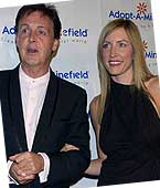 Paul McCartney With Heather Mills