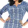 Long Kurta with Hand Block Daboo print